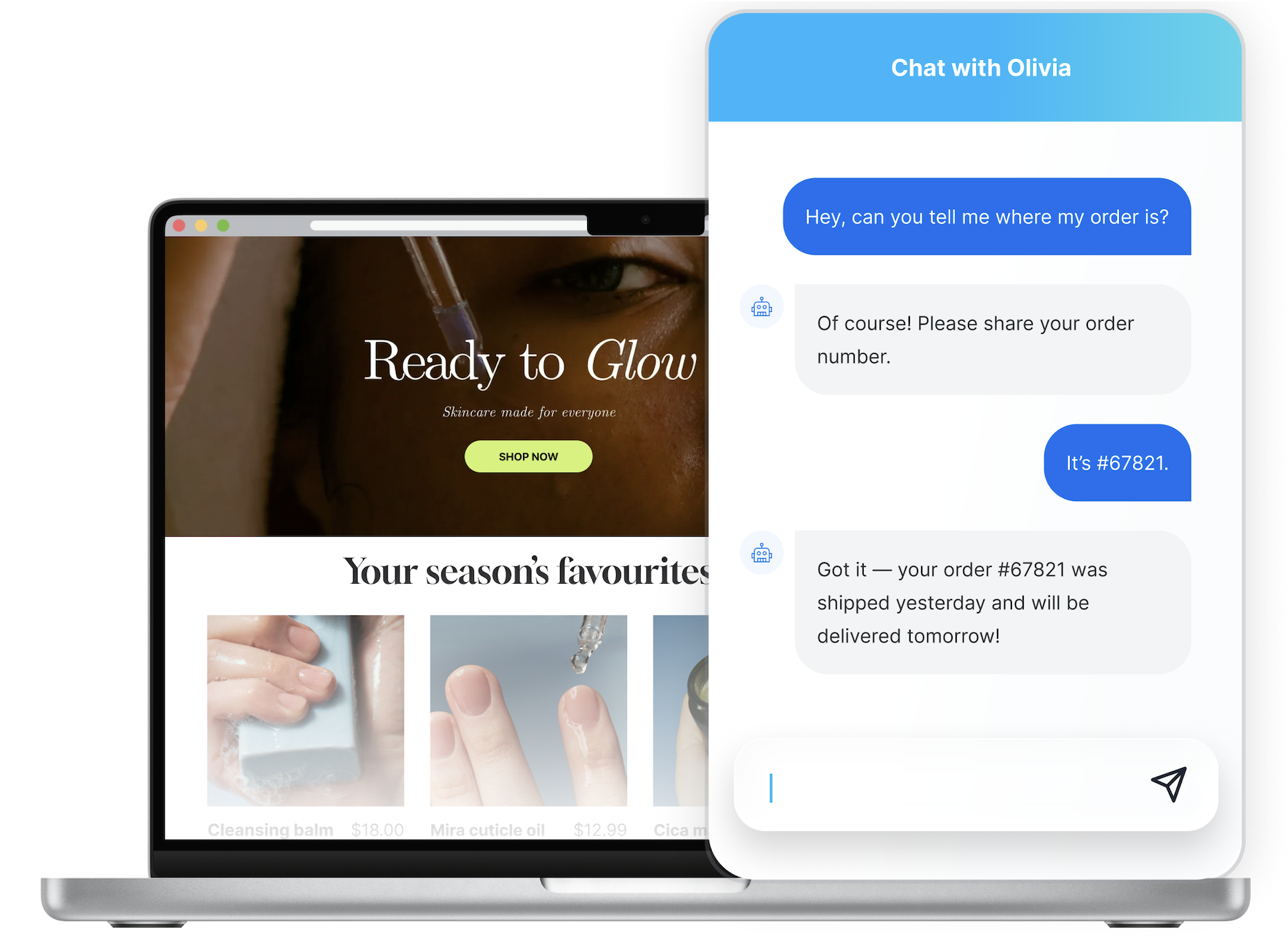 Conversational AI chatbot for ecommerce