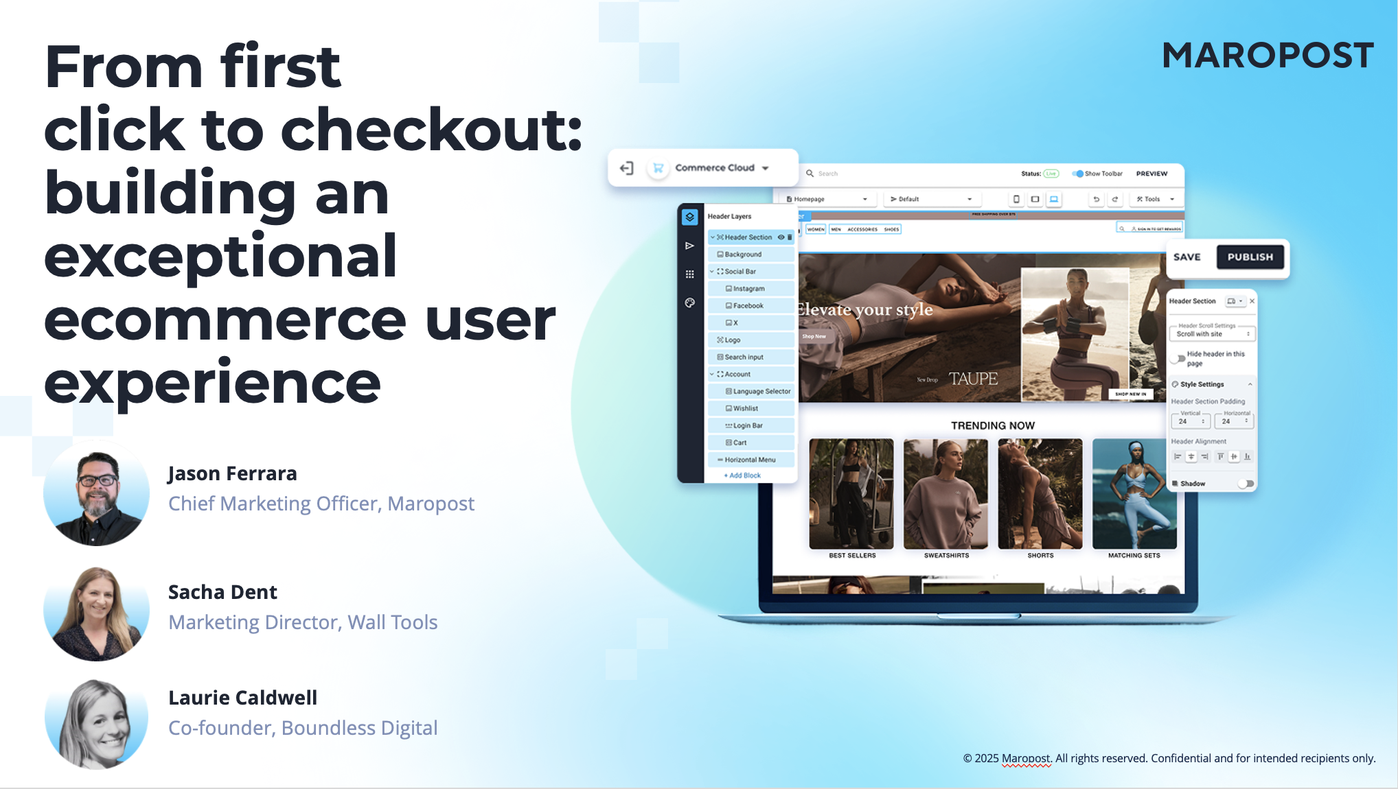 Webinar: First click to checkout: building an exceptional ecomm UX